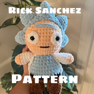 Rick Sanchez Crochet Pattern PDF