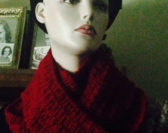 Scarves, infinity scarves, infinity scarf, crochet, red, accessories, women's accessories