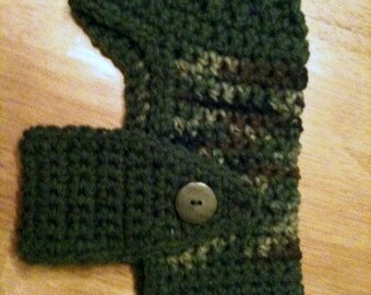 Dog Sweater, small dogs, dog clothing, sweaters, crochet, crochet sweaters, camoflage, green, pets, pet clothing