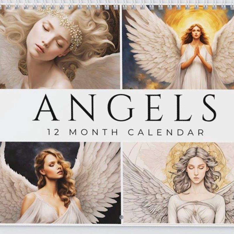 2025 Calendar Angels Etsy