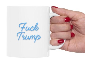 Politische Keramiktasse, Anti-Trumpf-Kaffeetasse, Widerstands-Trinkgeschirr, großzügiges Geschenk, Aktivist-Teetasse, Demonstranten-Küchendekoration