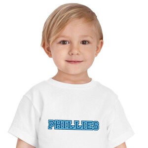 Philadelphia Phillies Toddler T-Shirt - Baseball Fan Short Sleeve Tee, Kids Sports Clothing, MLB Gift for Toddlers, Baseball Season Shirt,