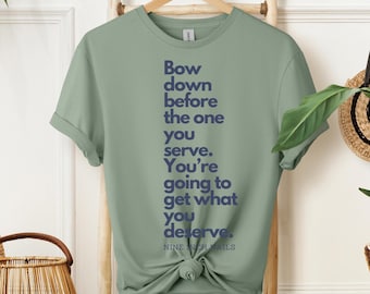 Anti Trump Bow Down Before The One You Serve Unisex T-Shirt, Resist Tee, Political Protest Shirt, Activist Clothing, Liberal Gift
