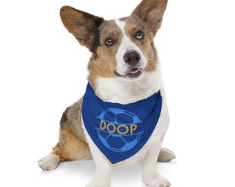 Soccer Pet Bandana Collar, Philadelphia Union Dog Scarf, Soccer Fan Pet Accessories, MLS Dog Collar, Sports Team Pet Neckwear