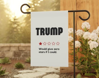 Bandera de jardín, bandera política, pancarta de casa, bandera de protesta, letrero de jardín, decoración anti-Trump, regalo liberal