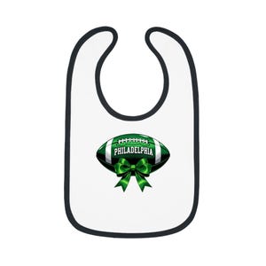 Philadelphia  Football Bib for Infants, Baby Shower Gift, Sports-Themed Bib, Newborn Gift, Fun Baby Apparel, Adorable Feeding Accessory