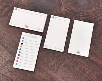 NextMove 2" x 3.5" Business Card Square Focus and Action Cards, Weekly Priorities for Big Goals, Analog Planning Cards, Printable PDF