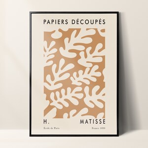 Neutral Wall Art, Matisse Garden, Henri Matisse Print, Matisse Print Set, Matisse Modern Art, Matisse Art Prints, Matisse Leaf Print
