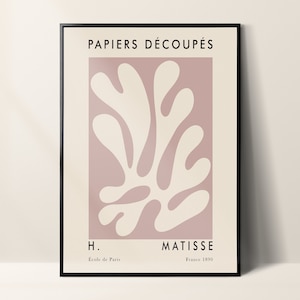 Neutral Wall Art, Matisse Garden, Henri Matisse Print, Matisse Print Set, Matisse Modern Art, Matisse Art Prints, Matisse Leaf Print