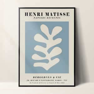 Neutral Wall Art, Matisse Garden, Henri Matisse Print, Matisse Print Set, Matisse Modern Art, Matisse Art Prints, Matisse Leaf Print
