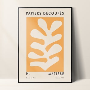 Neutral Wall Art, Matisse Garden, Henri Matisse Print, Matisse Print Set, Matisse Modern Art, Matisse Art Prints, Matisse Leaf Print