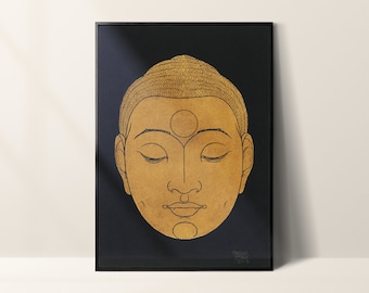 Buddha Poster, Relaxing Wall Art, Buddha Wall Décor, Yoga Wall Art, Meditation Wall Art, Asian Wall Art, Buddha Wall Poster, Yoga Home Décor