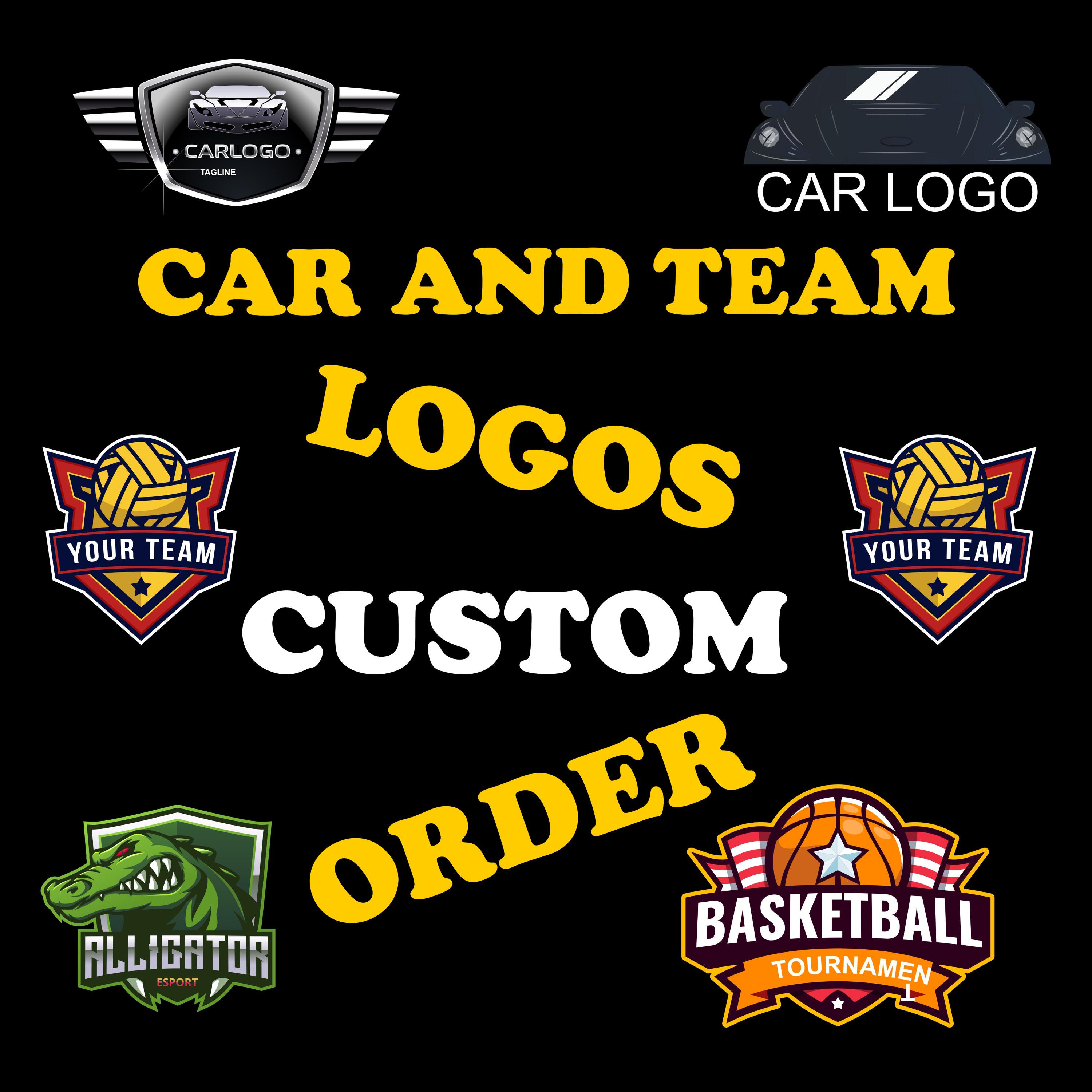Custom Car & Team Logo Wooden Sign – Personalized Garage Art