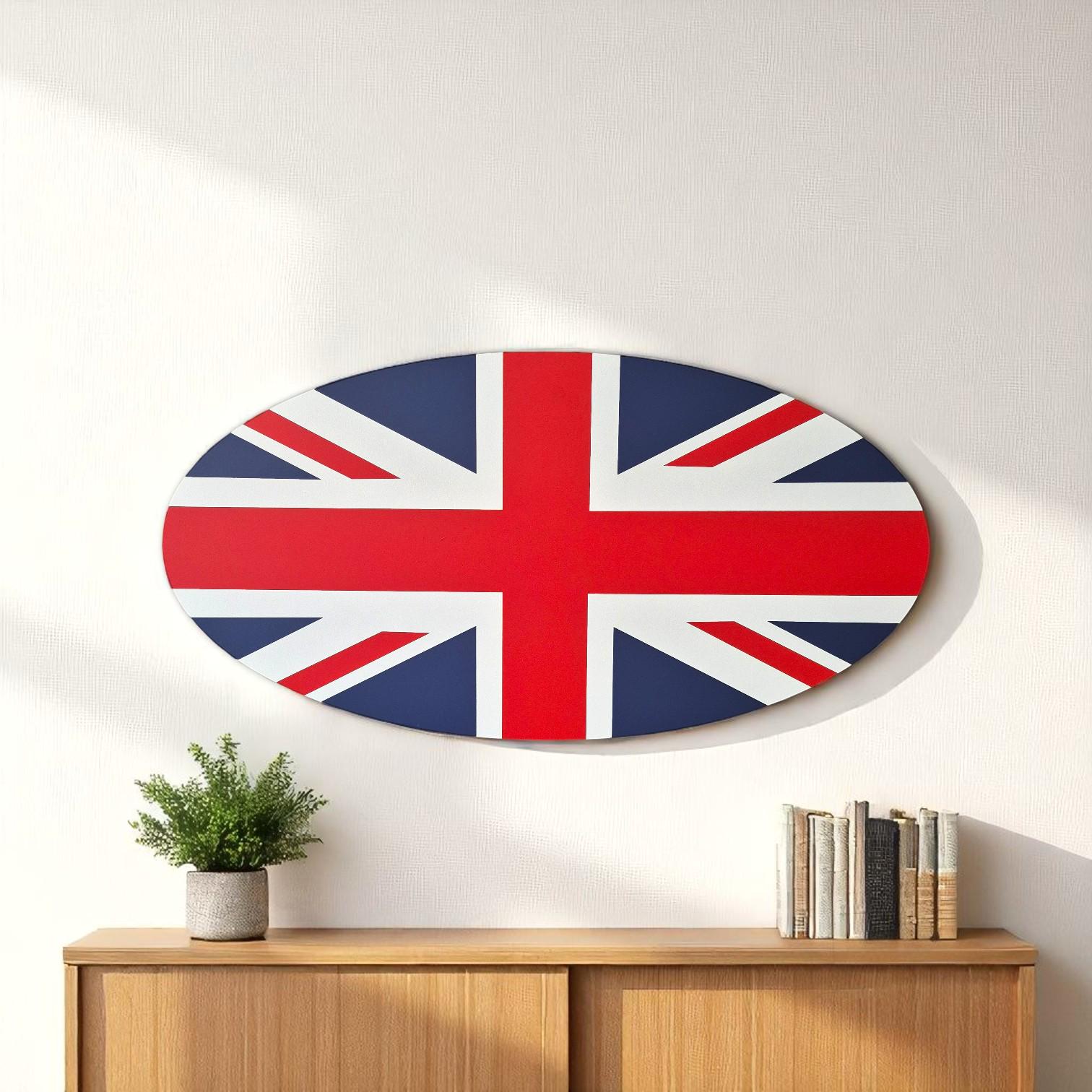Rustic Union Jack Wooden Wall Art: British Flag Decor