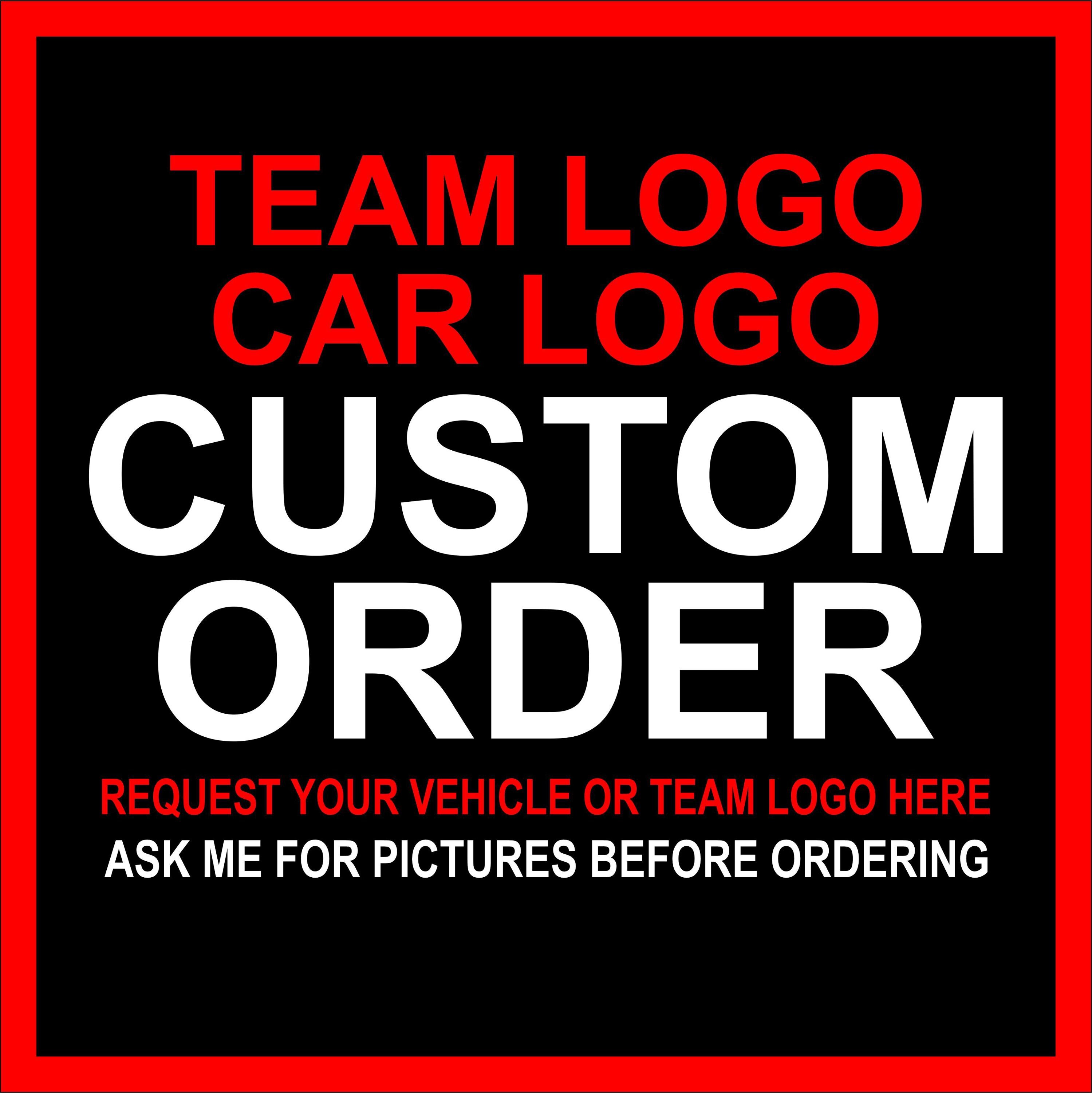 Custom Team & Car Logo Wooden Wall Art: Hand-Painted Sports Decor