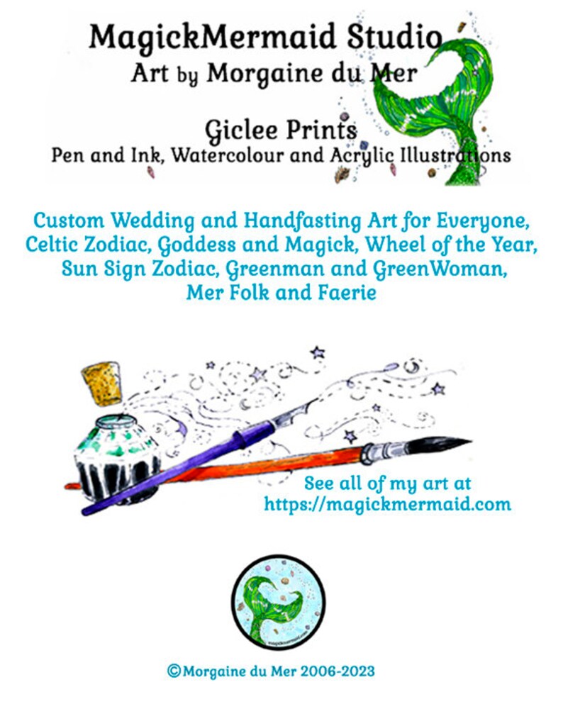 White Hound Reed Celtic Zodiac Sign Print for Oct 28 Nov 24 Etsy