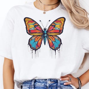 Butterfly tshirt; Unisex Softstyle T-Shirt