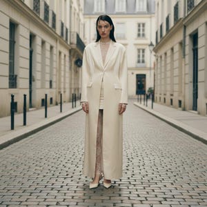 Chic Women’s Suit Set, Designer Bridal Suit, Tailored Jacket Dress with Micro Mini Skirt, Modern Fashion Outfit, Bold Summer Statement Look