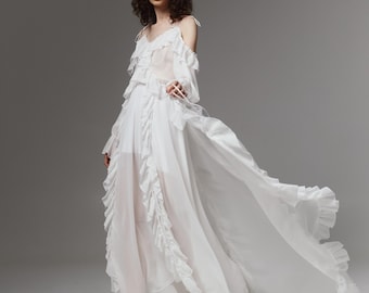 Maternity Wedding Dress / Simple Wedding Dress / Goddess Wedding Dress / Beach  Wedding Dress / Plus Size Wedding Dress / SA111 - Etsy