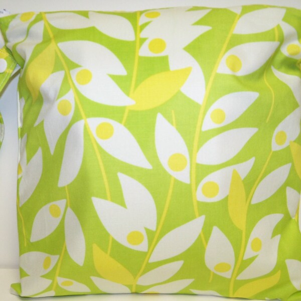 Small Wet Bag 11 X 11 - Go Green Leaves