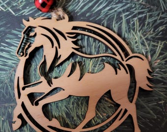 Enduring Spirit Horse Story Ornament – Horse Lover Gift, Equestrian Decor, Strength & Freedom Keepsake, Inspirational Horse Ornament
