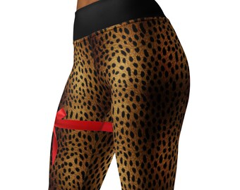 Legging de yoga avec motif ludique, respirant, protection UV et taille haute - parfait pour le fitness et les loisirs, cadeau de yoga, XS - XL