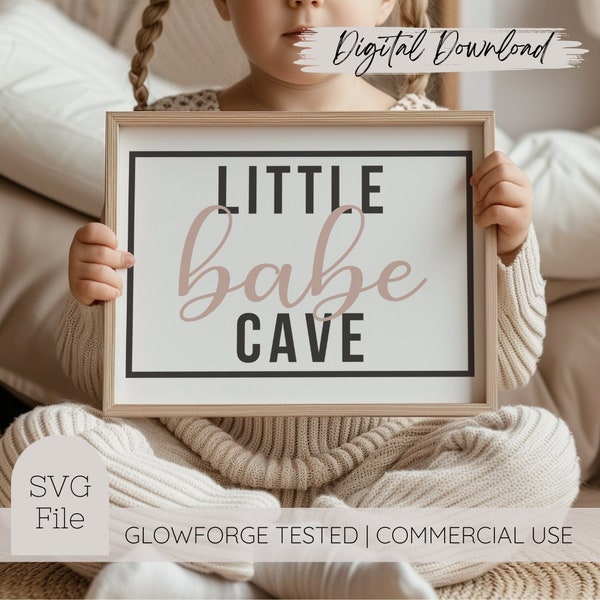 Little Babe Cave SVG