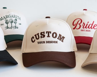 Women's truck hat, personalized truck hat, custom embroidered hat, bachelor party hat, dad hat