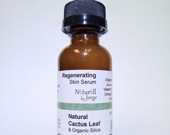 Kaktusblatt Haut Regenerierendes Vegan Serum Natürlich Frisch