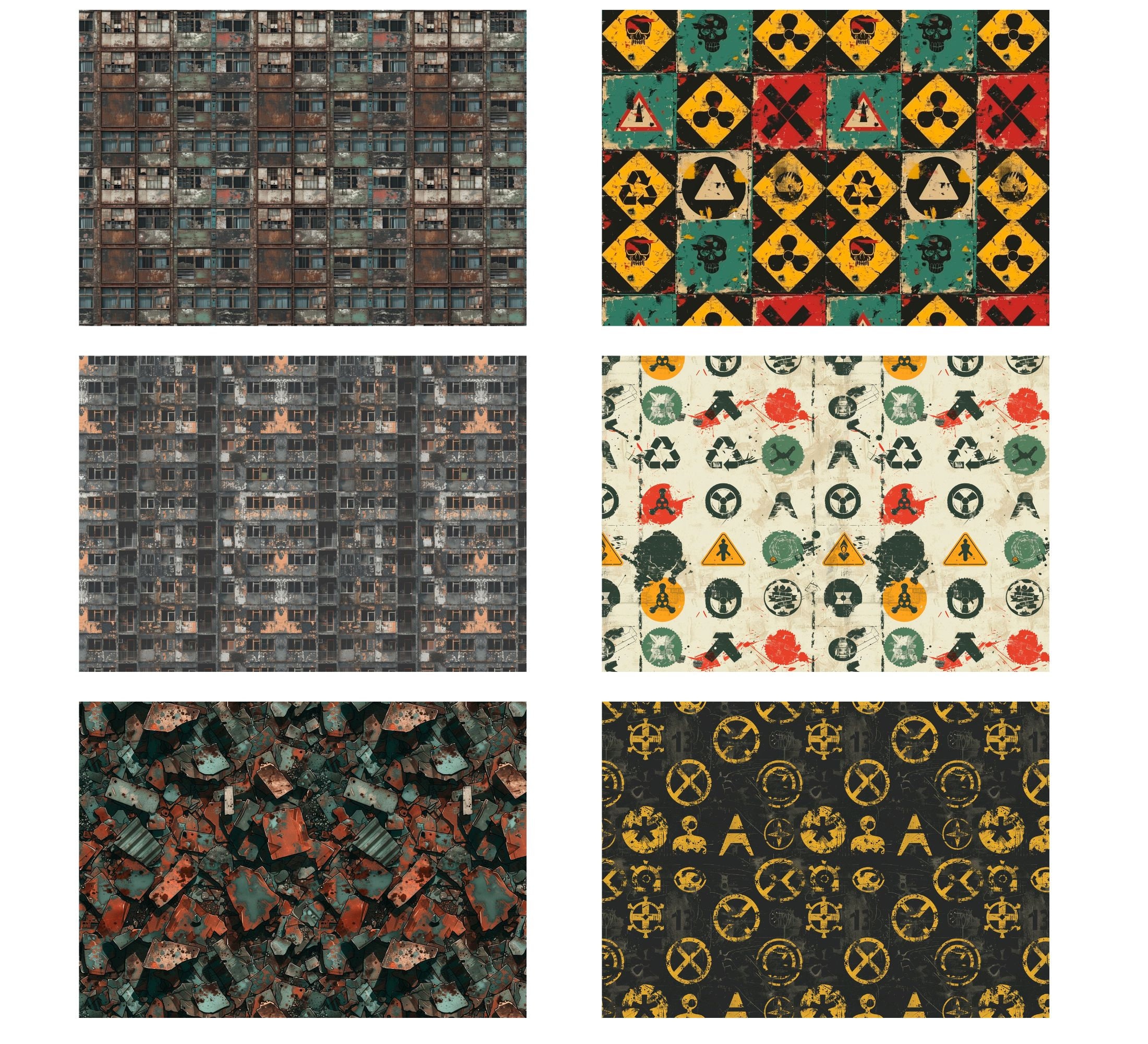 Fallout Post-apocalyptic Digital Junk Journal Kit Pages