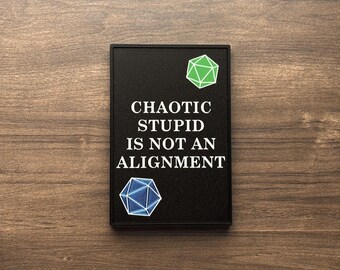 Funny D&D Quote - Small Decorative Frame [x4 Variations!]