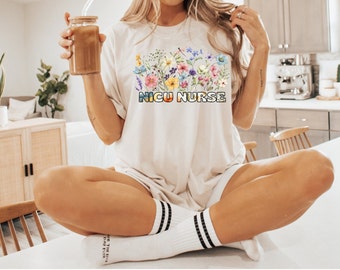 Retro NICU Shirt • NICU Nurse T-shirt NICU Nurse Gifts Neonatal Nursing T-shirt Neonatal Icu Rn Graduation • Neonatal Intensive Care Unit