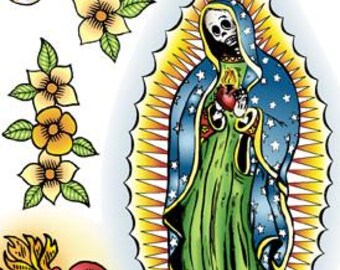 Madonna Woodcut Digital