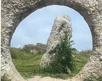 Men-An-Tol, Penzance, Cornwall, England. Unique Fine Art Photographic Matted Print by Philip Rowntree.