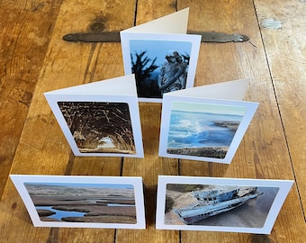 Five Images of Point Reyes, California : Handmade (Blank Inside) Gift Cards + Envelopes - Handmade - Fine Art Photography by Phil Rowntree