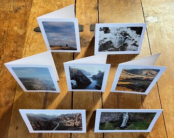 Seven Scenic Views of Oregon: Handmade (Blank Inside) Gift Cards + Envelopes - Handmade in Berkeley Ca - Fine Art Landscape By Phil Rowntree