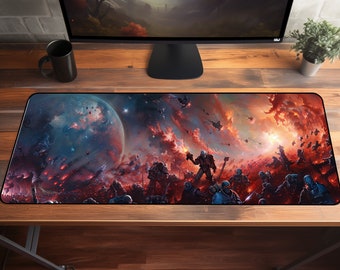 Battle For The Universe (Sci-Fi) Gaming Pad - Desk Mat