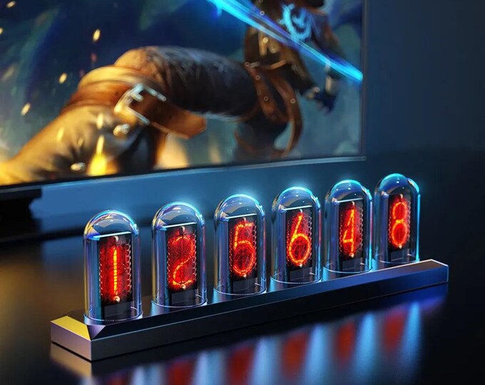 Rgb Nixie Tube Clock - Etsy