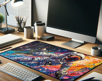 Gaming Desk Mat | Astral Flight | Extended Mouse Pad