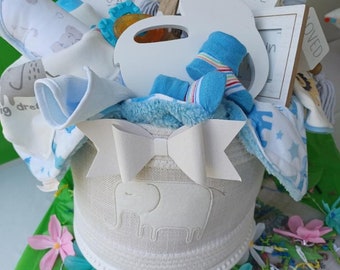 Gift basket for new born Boy