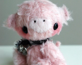 BUTA anime piglet - OOAK artist bear epattern by Jenny Lee of jennylovesbenny bears PDF