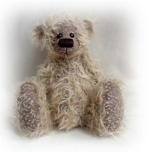 Patrón electrónico de oso artista Dimples OOAK de Jenny Lee de JennyLovesBenny Bears