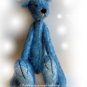 SCOOTER OOAK artist bear epattern by Jenny Lee of jennylovesbenny bears image 3