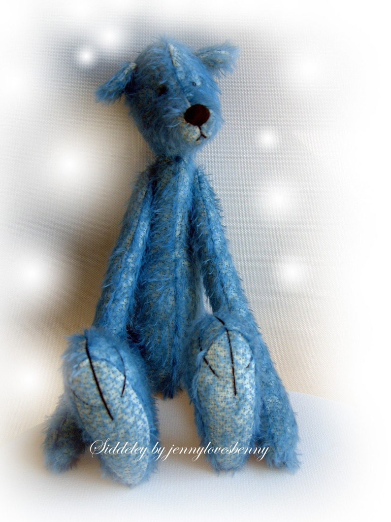 SCOOTER OOAK artist bear epattern by Jenny Lee of jennylovesbenny bears image 3