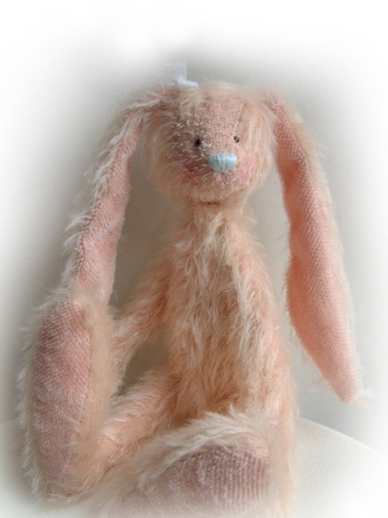 Melody OOAK artist bear rabbit e-pattern by Jenny Lee of jennylovesbenny bears PDF image 4