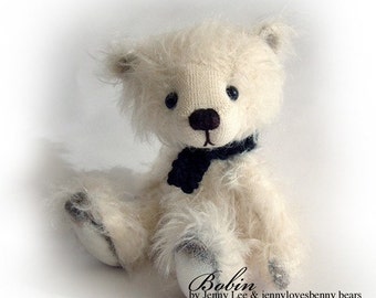 BOBIN - OOAK artist bear epattern by Jenny Lee of jennylovesbenny bears PDF