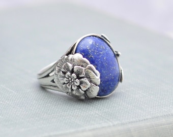 Sterling Silver Lapis Lazuli Ring