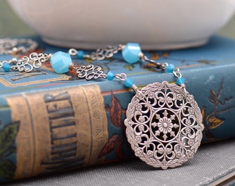 Filigree Medallion Necklace