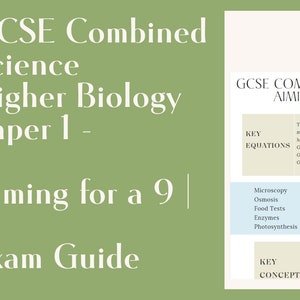 GCSE Combined Science Higher Biology Paper 1 - Aiming for a 9 | Exam ...