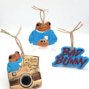 Bad Bunny Ceramic Ornaments, DtMF Bad Bunny, &#39;No me quiero ir de Aqui Tour&#39;  Sapo Concho Puerto Rico